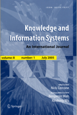 Springer Nature KNOWLEDGE AND INFORMATION SYSTEMS (KAIS)